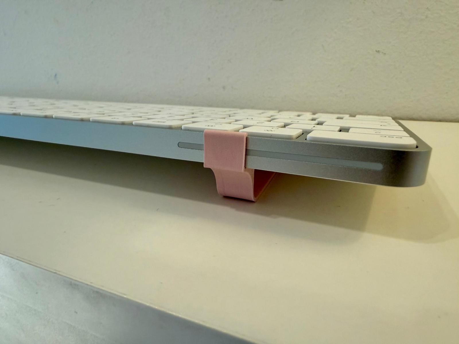 invisible Apple Magic Keyboard & Trackpad clip-on Ergonomic Riser (only 10g!) — miniatura 5
