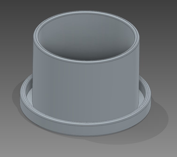 End caps for PVC 50mm pipes by mUSER | Download free STL model ...