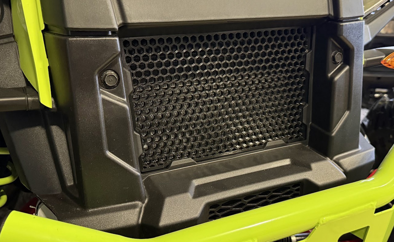 Polaris Scrambler radiator screen