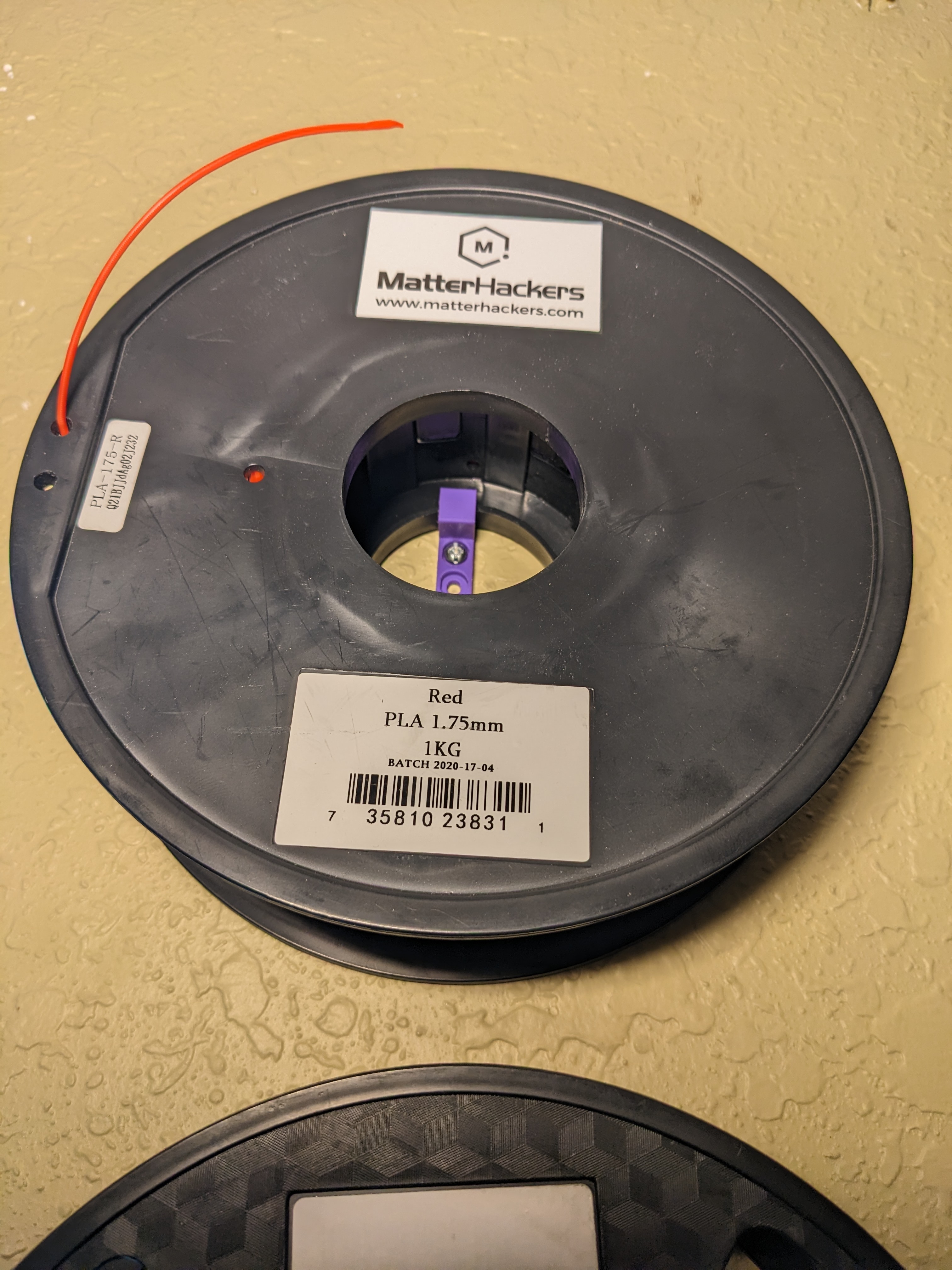 Simple Wall Mounted Spool Hook/Holder