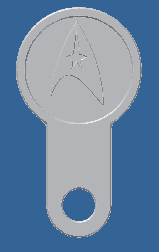 Star Trek shopping cart coin