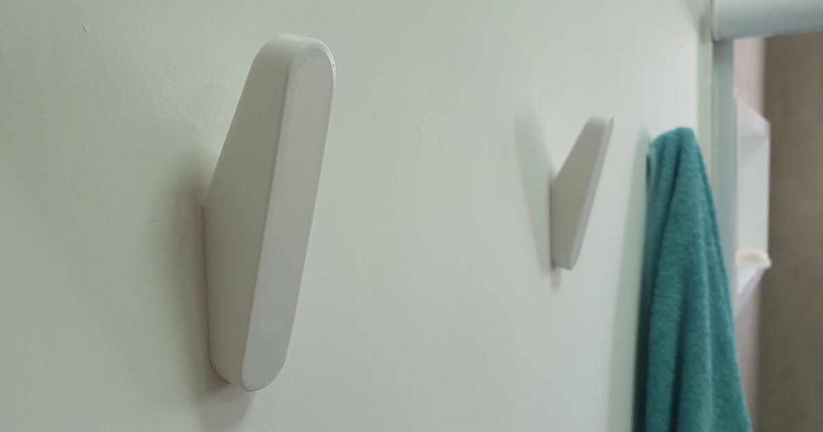 Simple Wall Hook by Guto | Download free STL model | Printables.com