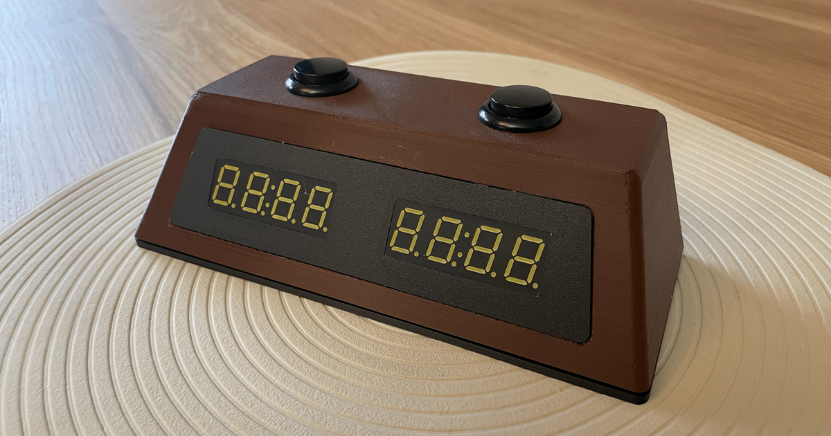 Chess clock by Pawel Cala Download free STL model