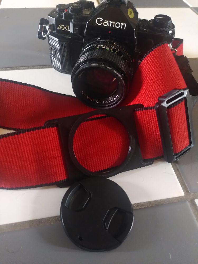 Attach lens cap to camera strap by ratzupaltuff Download free STL