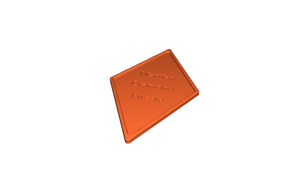 Free STL file Martian Diamond Puzzle Light 💎・Template to