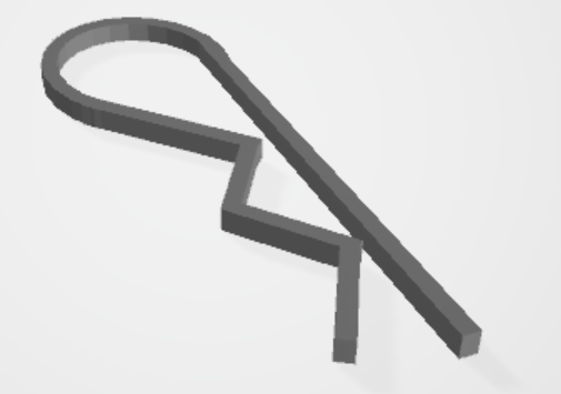 Rc car body clip