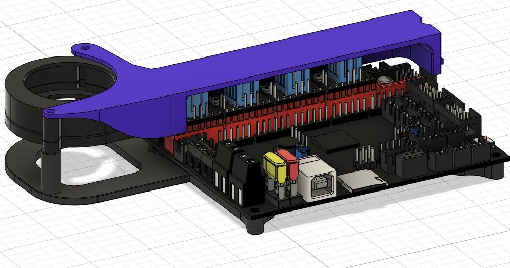 Btt skr 1 4 turbo 5015 fan mod step file by wissencat download free