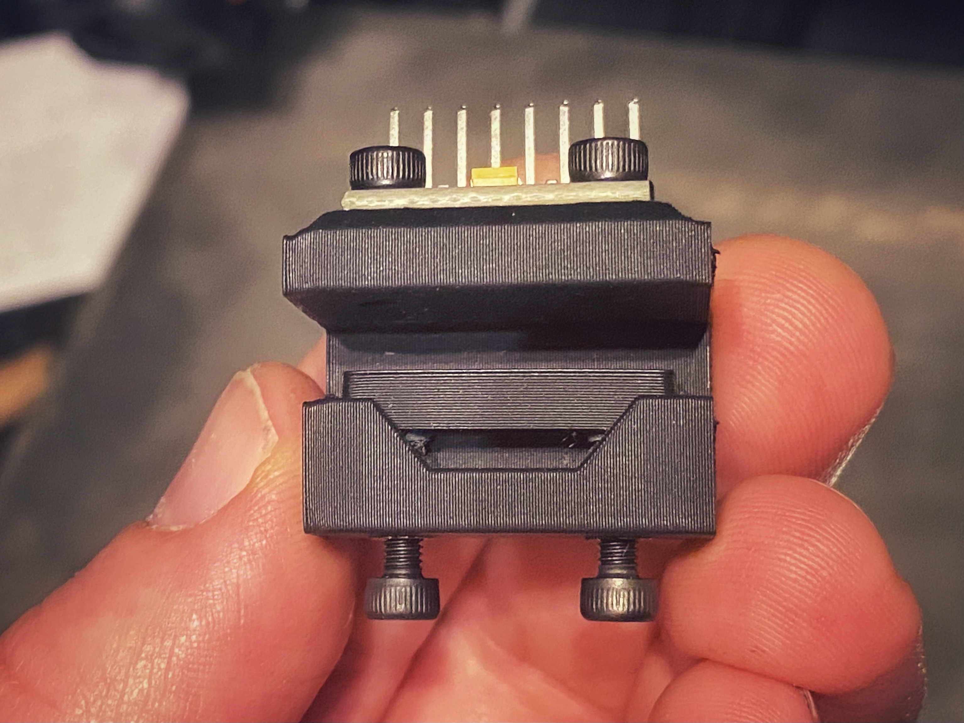 ADXL345 Bed Y Axis CAPTIVE Mount Clamp! No bed damage!!