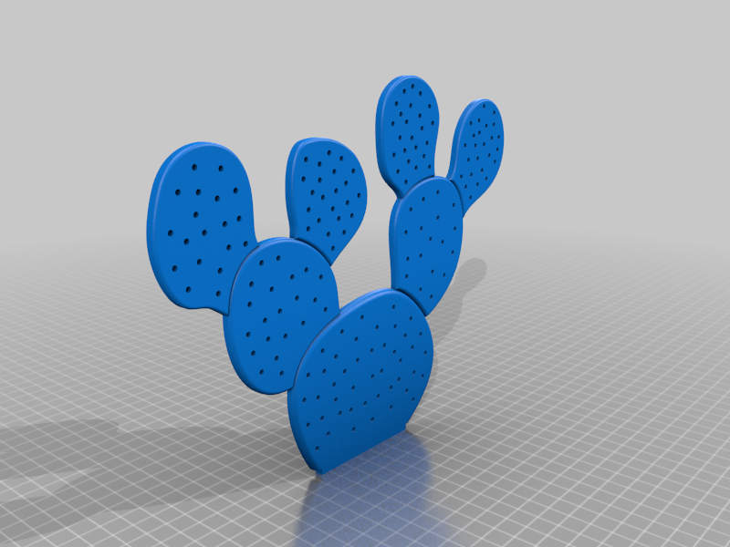 Miniatura 2 do modelo 3D Cactus earring holder