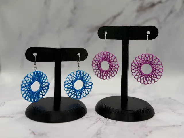 Spirograph Earrings