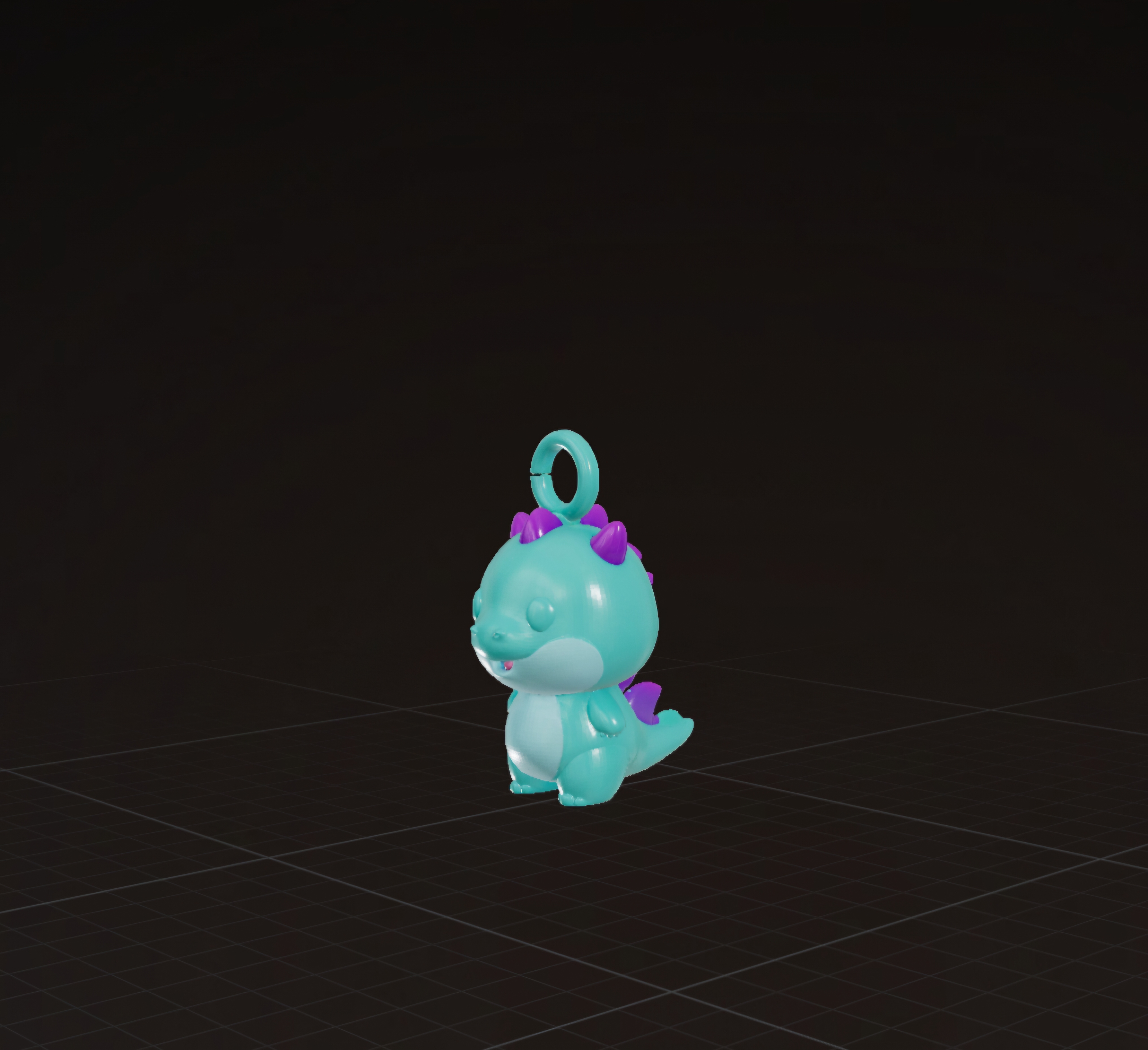 Roztomilý dinosaurus - klíčenka (Cute Dino Keychain)