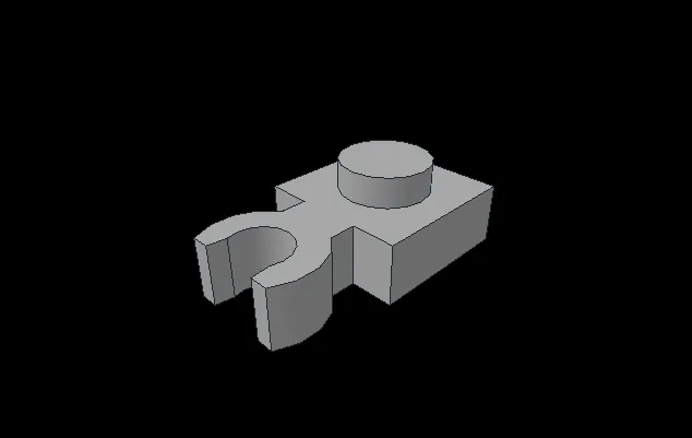 Lego Compatible 60897.dat Plate Special 1 x 1 with Clip Vertical