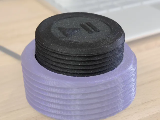 Media control volume knob - Threaded knob