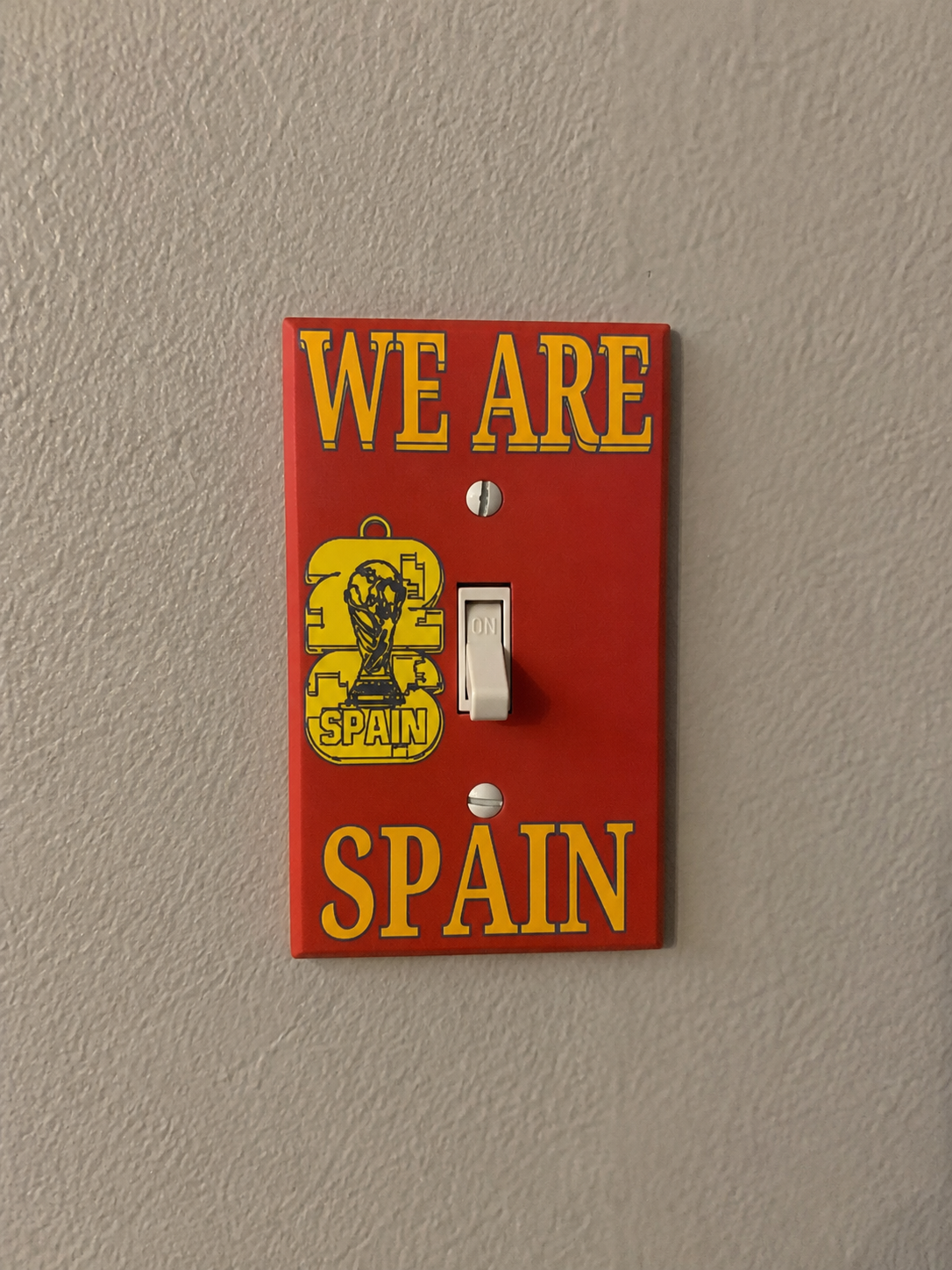 Spain Flag Light Switch Cover