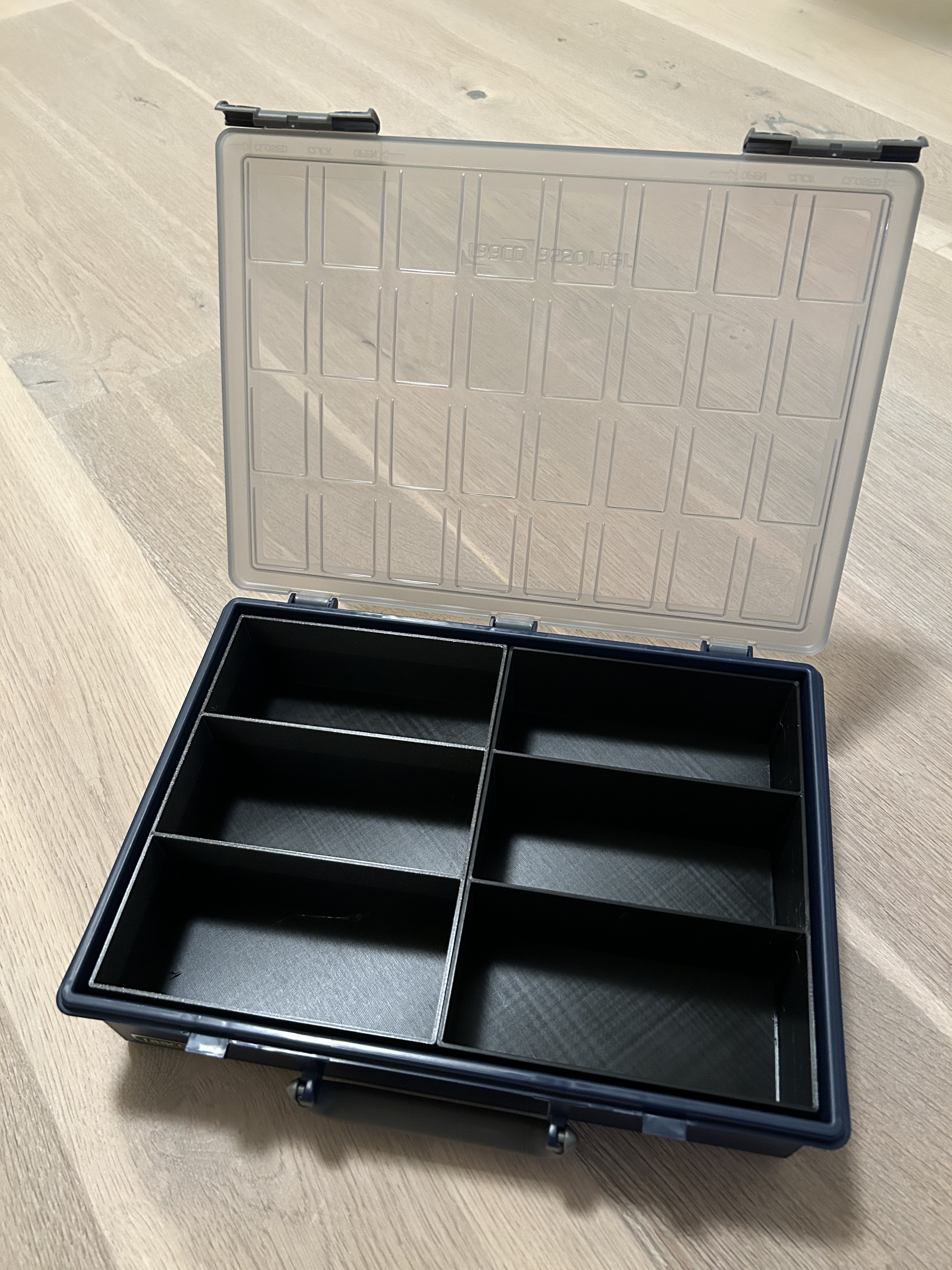 3 Inserts for Raaco Assorter 80 4x8-0 (assortment cabinet)