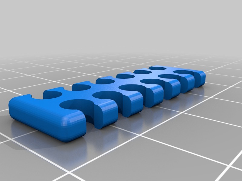 Miniatura 2 do modelo 3D My Customized Cable Comb -