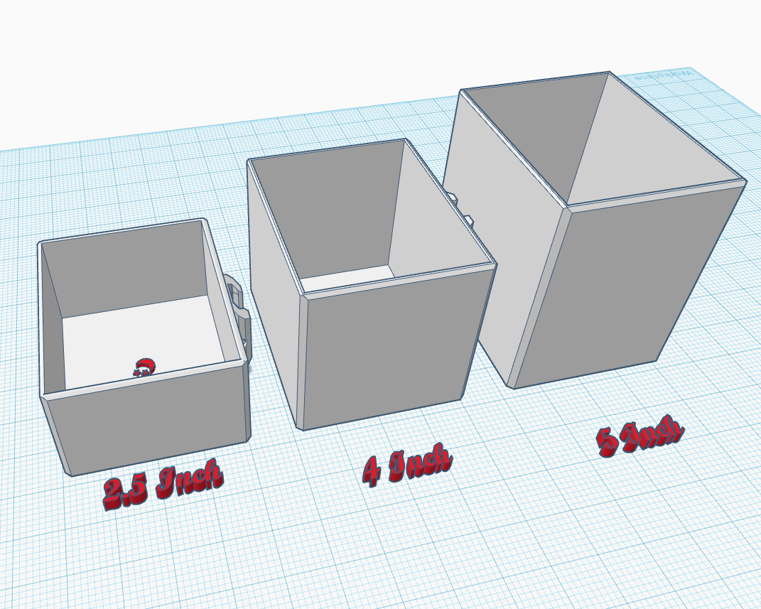 MMS Large Rectangle Containers