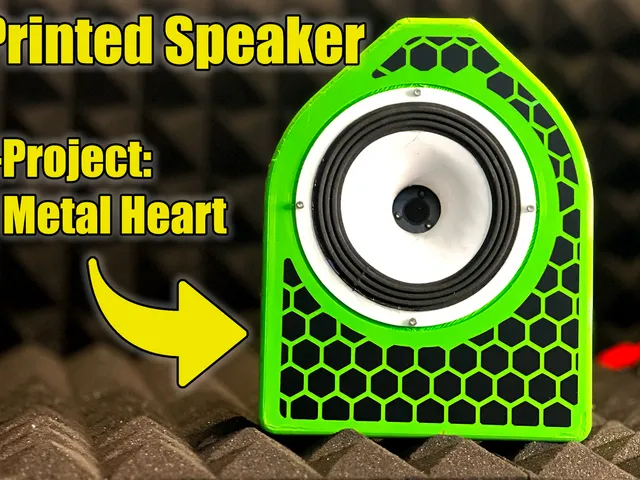 3D printed Speaker V11-Project:Metal Heart