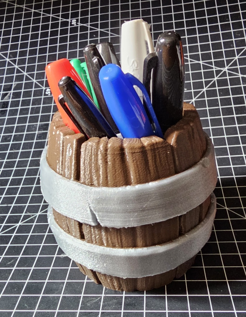 Barrel Pen Cup