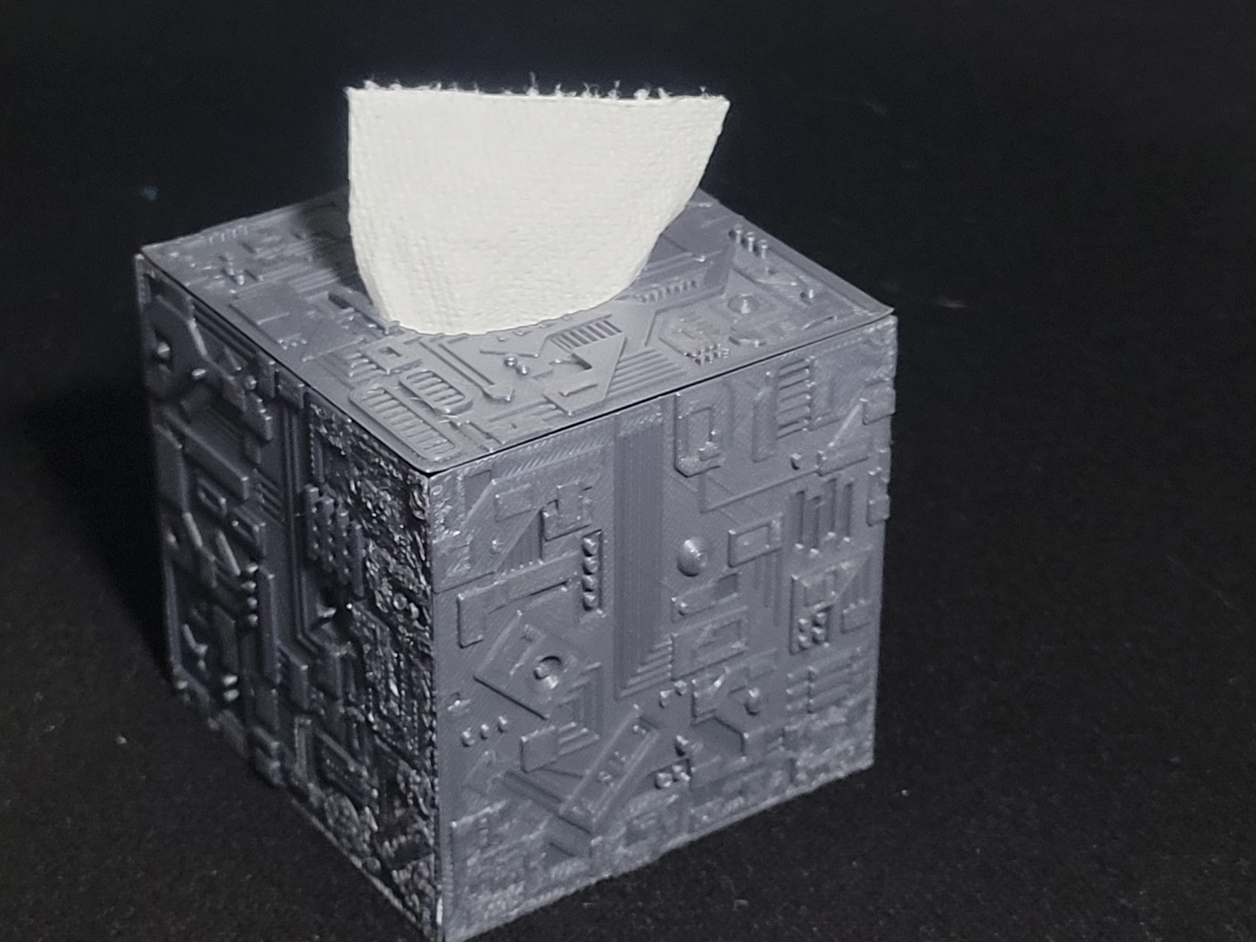 Borg Cube Tissue Box