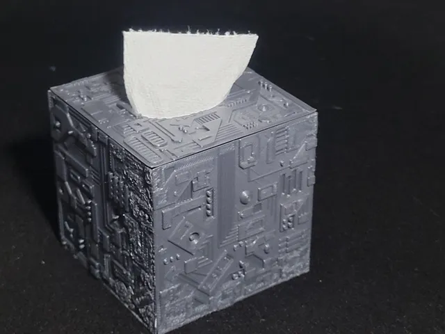 Borg Cube Tissue Box