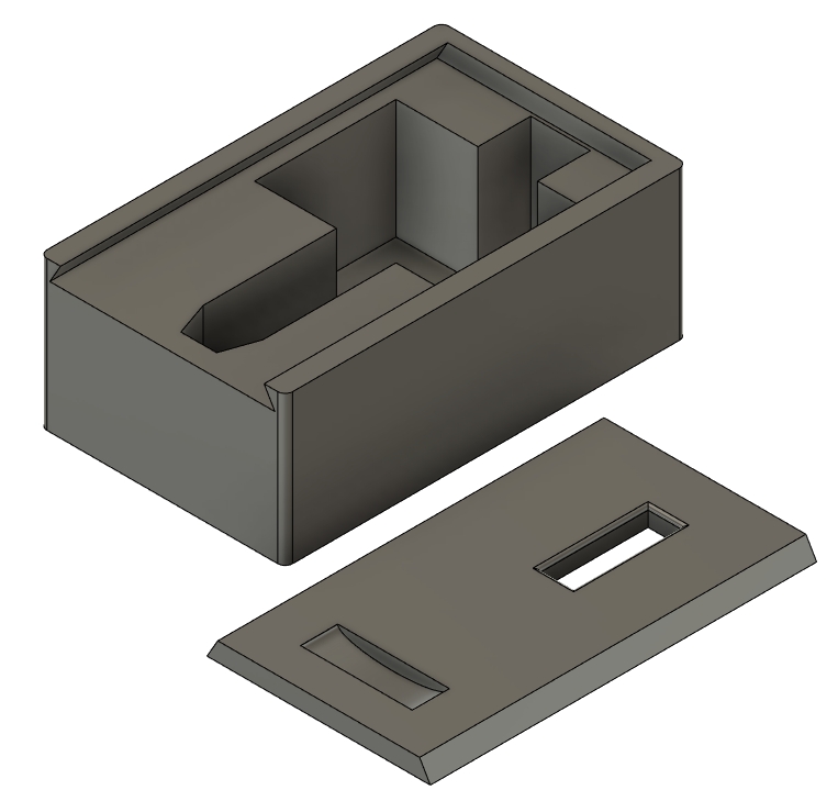 Bambu Lab X1C/P1P Nozzle Box mit Schiebedeckel