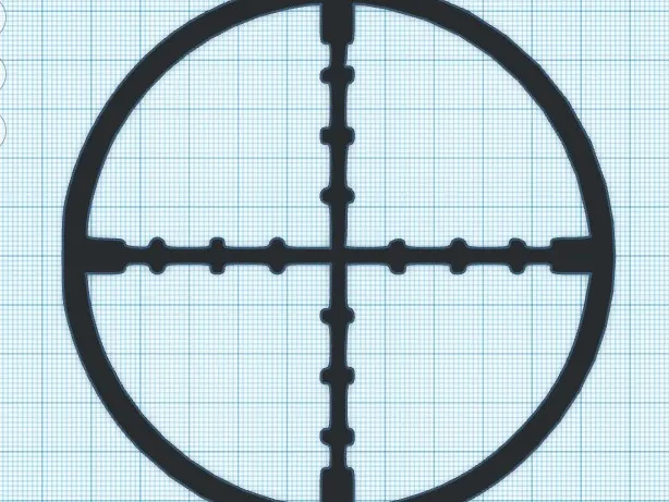 SCOPE - CROSS HAIRS - WALL ART