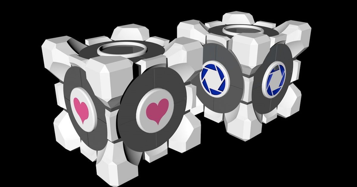 Portal tissue box by martin b download free stl model printables
