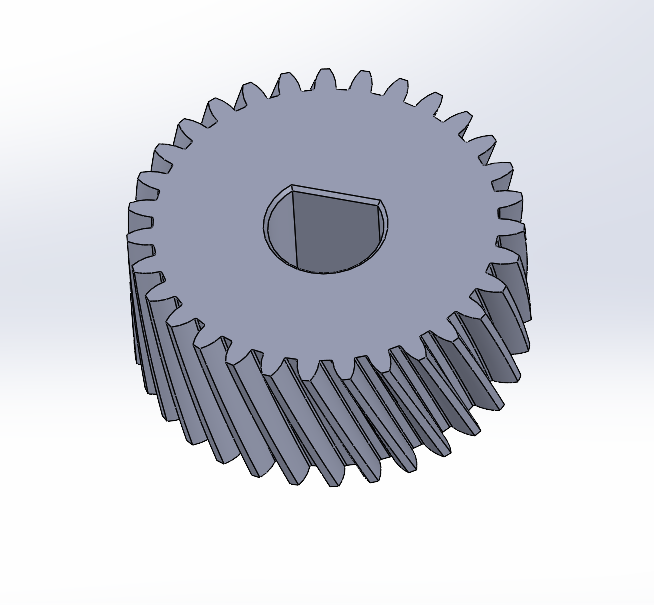 31 Teeth Helical Gear (Horse clipper replacement) by Arda Akgül ...