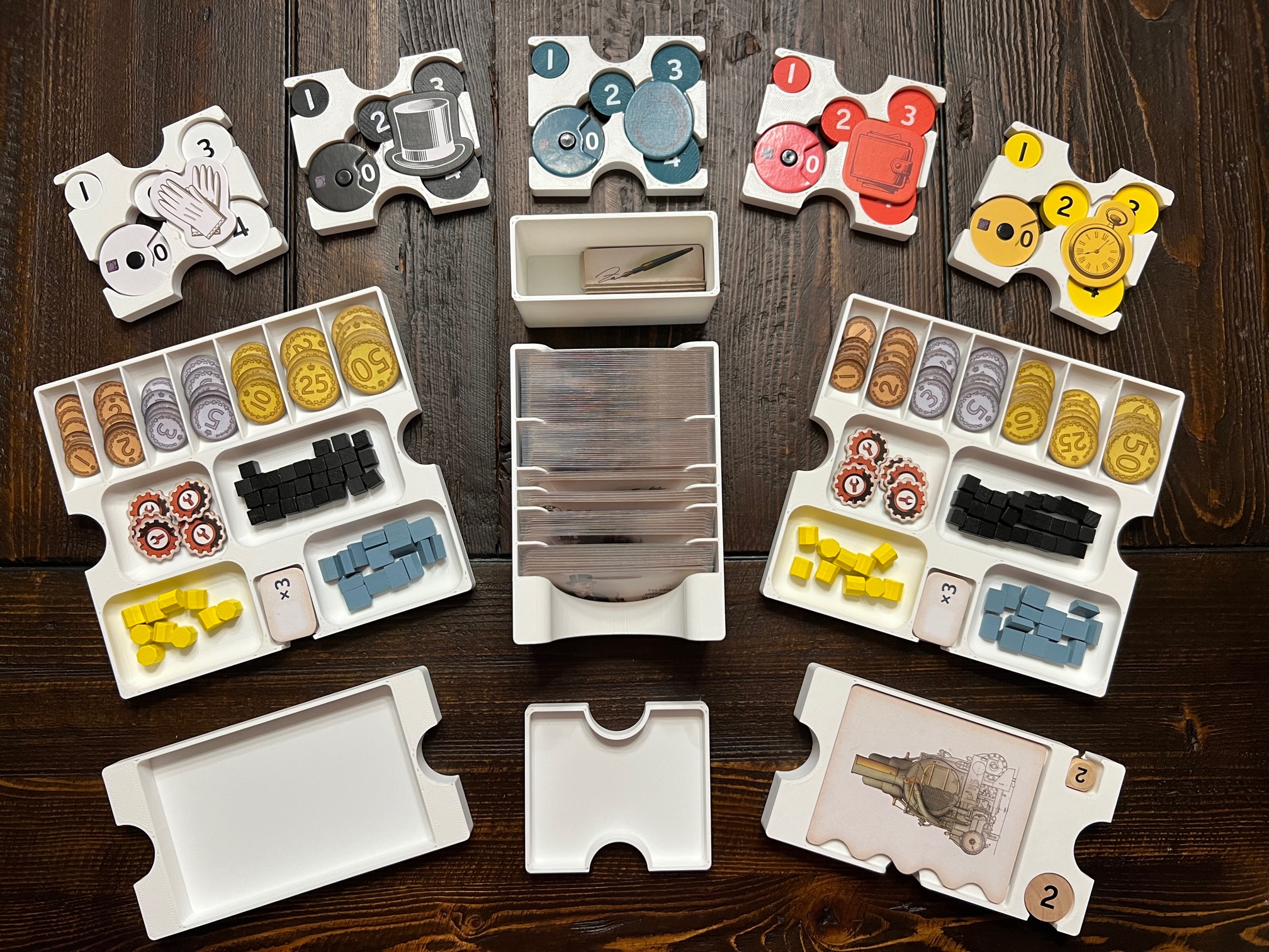 Furnace Board Game Insert / Organizer Supports Interbellum Expansion