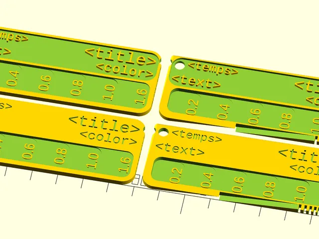 Even More Customizable Filament Swatch