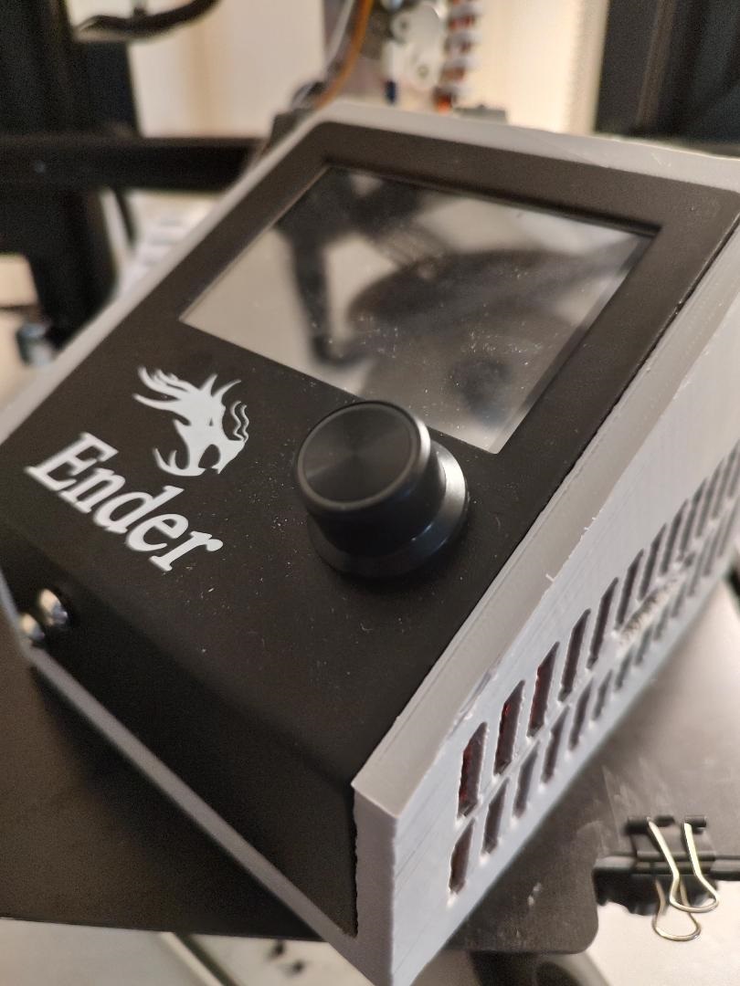 Mr. Clown's Ender 3 External Electronics Case V2 -- SKR E3 V3, Rasberry Pi 3 or 4, x2 LM2596