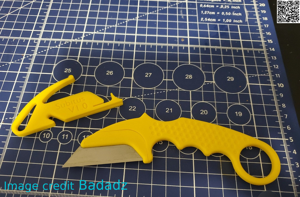 Miniatura 3 do modelo 3D Subitus - Utility Knife Karambit