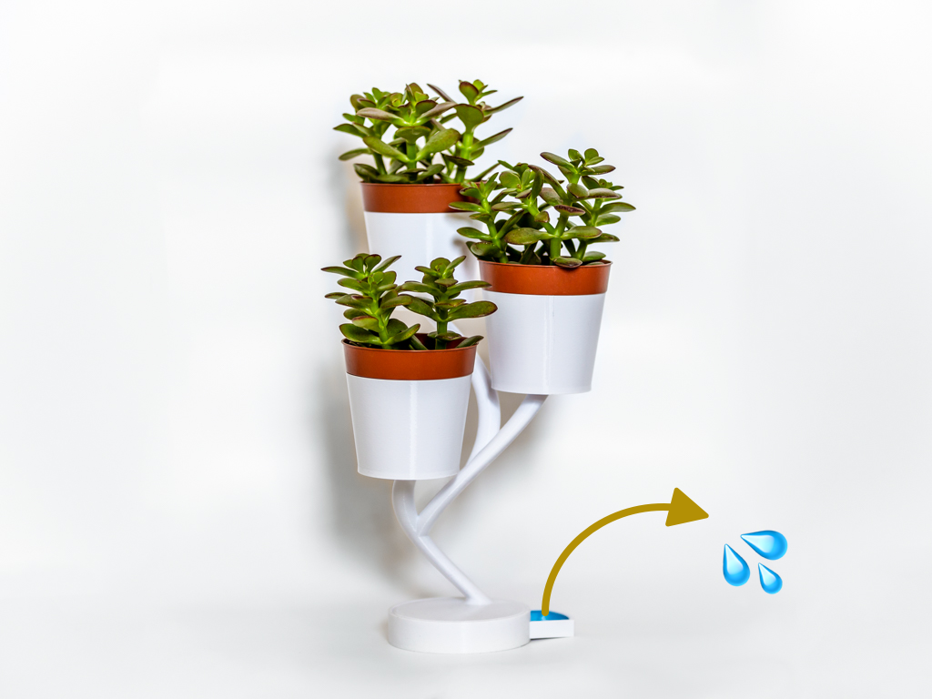 Biohazard - Flower pot with water tray