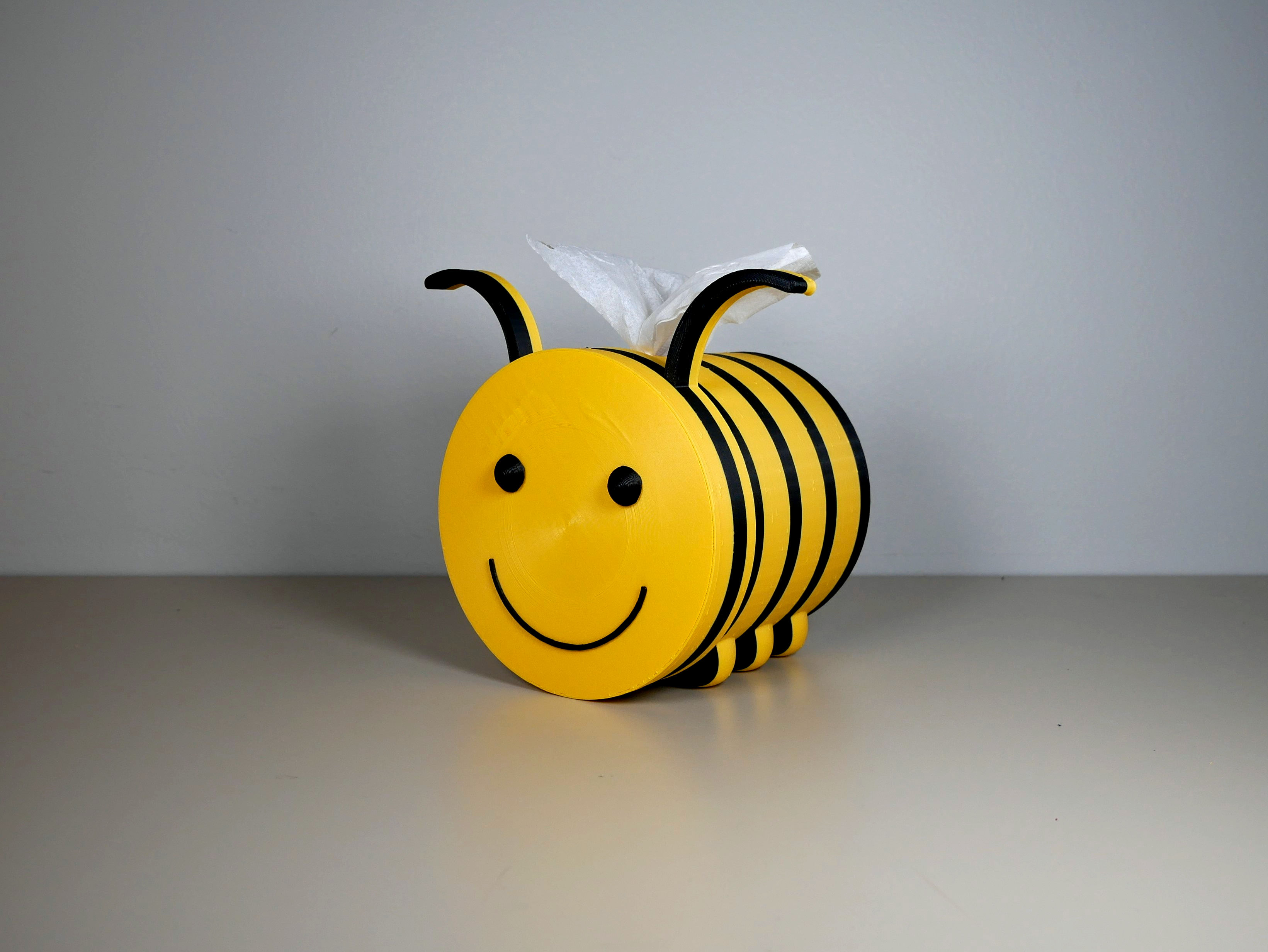 Bumble Bee Tissue Box By 3DPrintBunny Download Free STL Model bumble-bee-tissue-box-by-3dprintbunny-download-free-stl-model