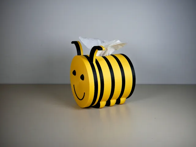 Bumble Bee Tissue Box