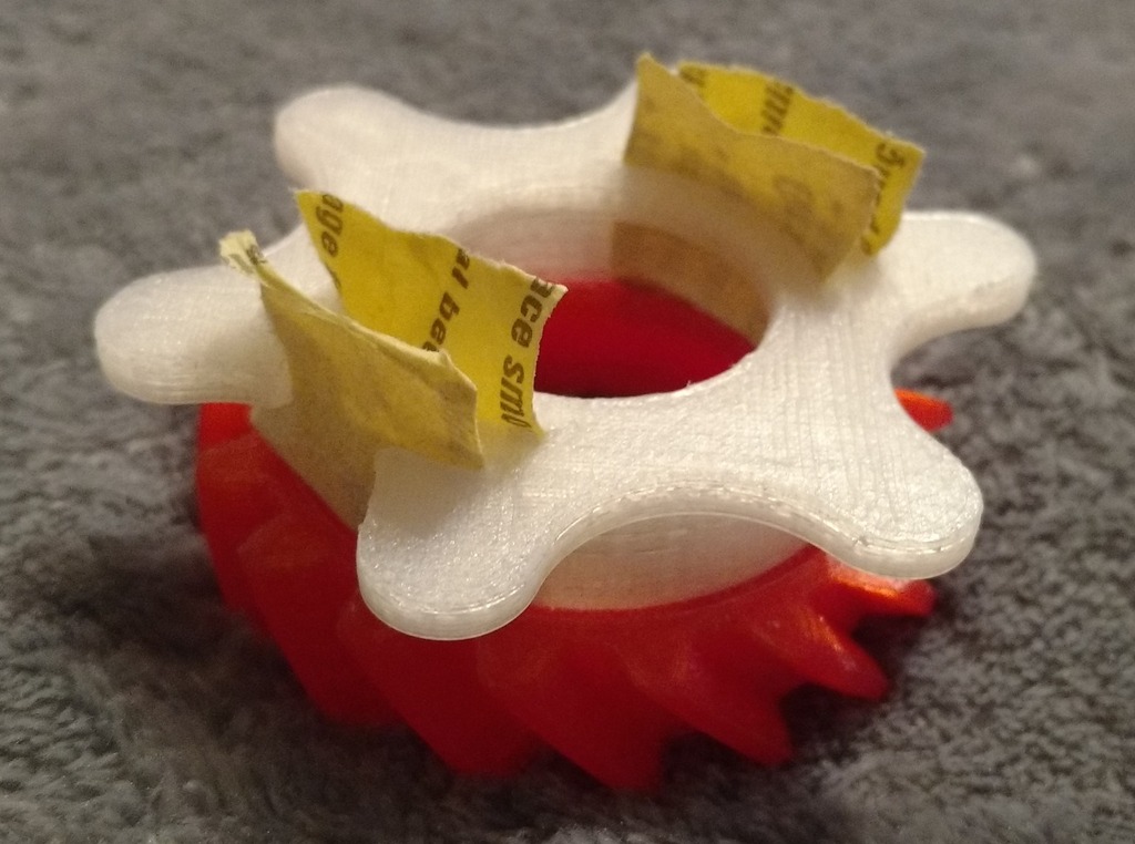 Helical Gear Fidget Toy by spingoogL Download free STL model