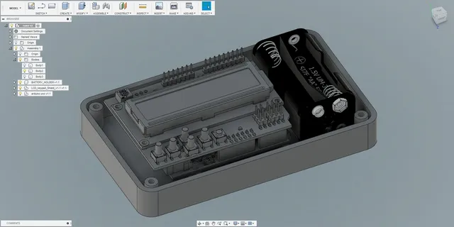 Arduino Uno Keypad shield case