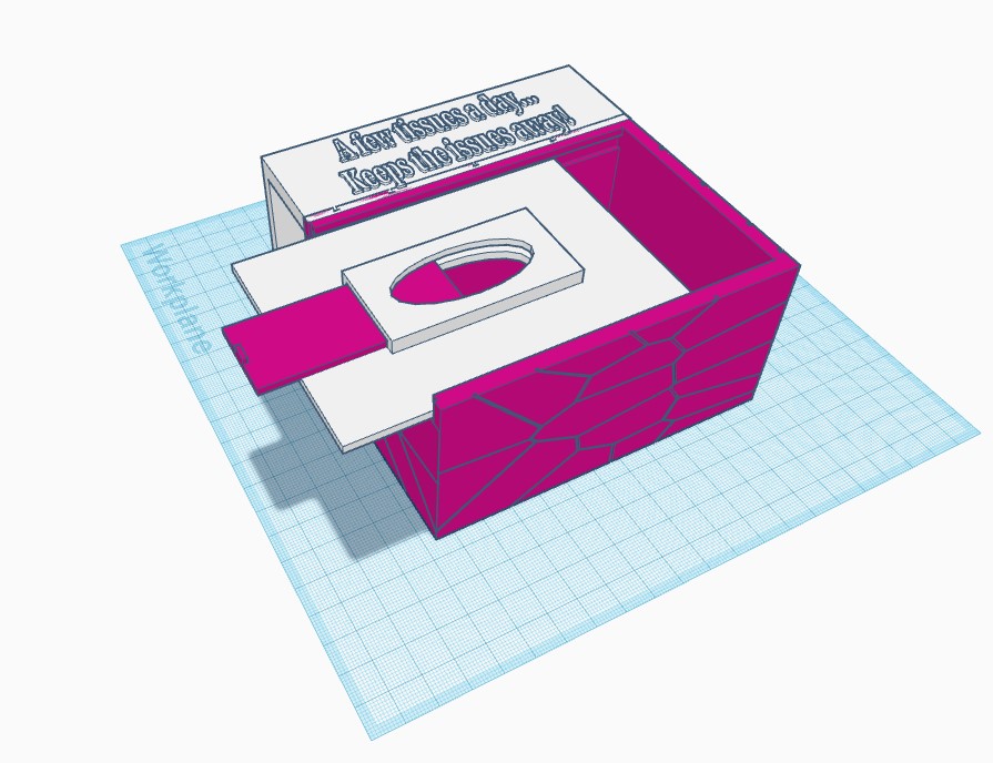 Miniatura 5 do modelo 3D Multipurpose tissue(or others) box