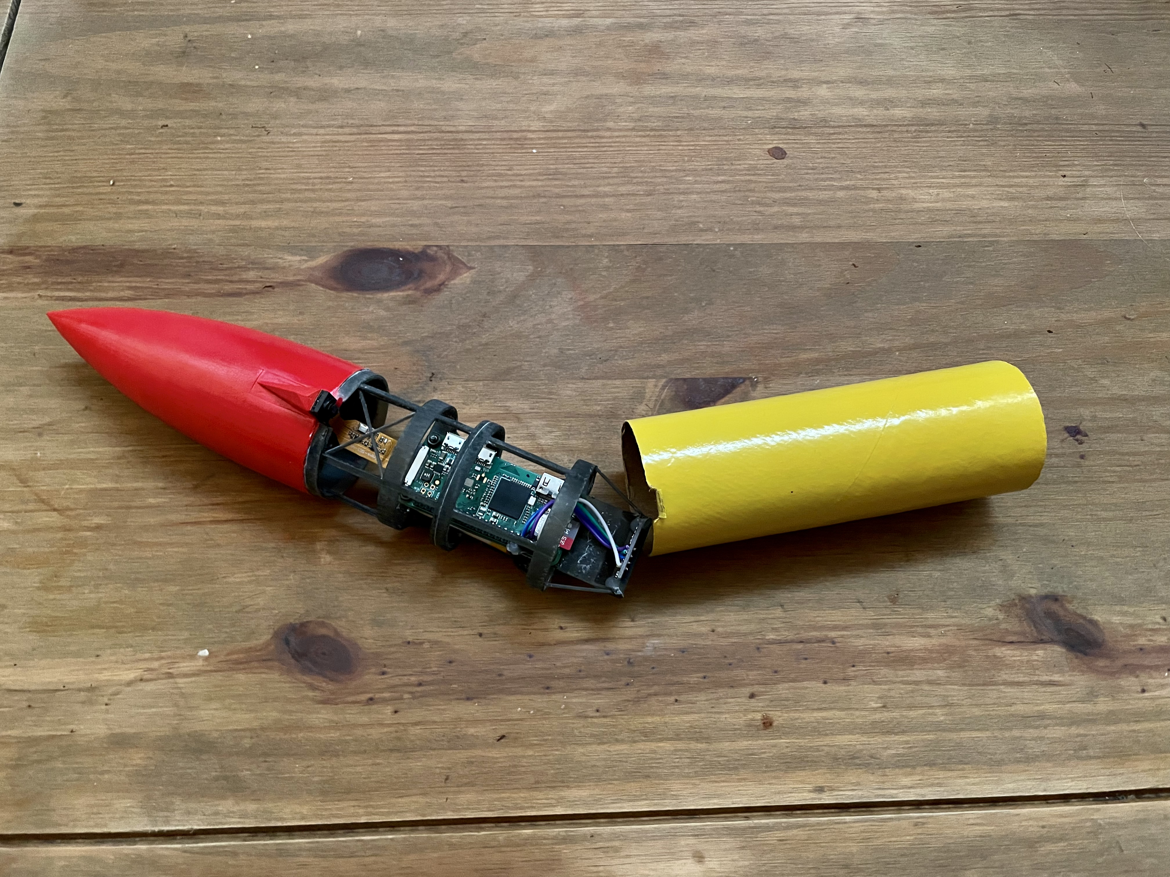 Model Rocket Raspberry Pi & Camera Cage