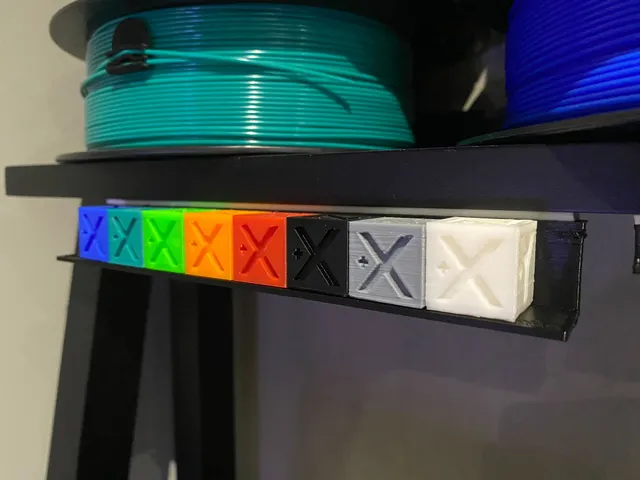 Calibration Cube Holder Shelf