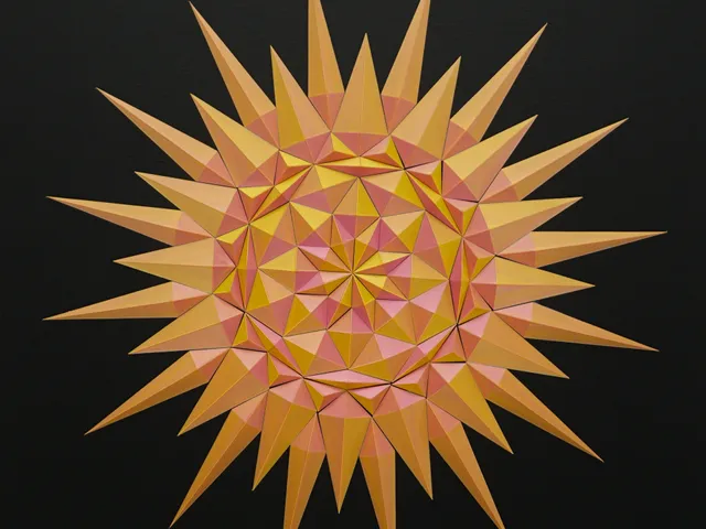 Geometric Star/Sun wall design