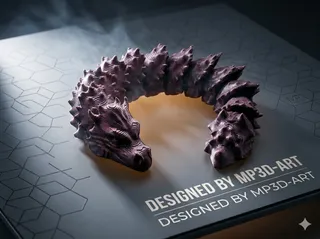 Flexible Dragon Wyrm - No Supports