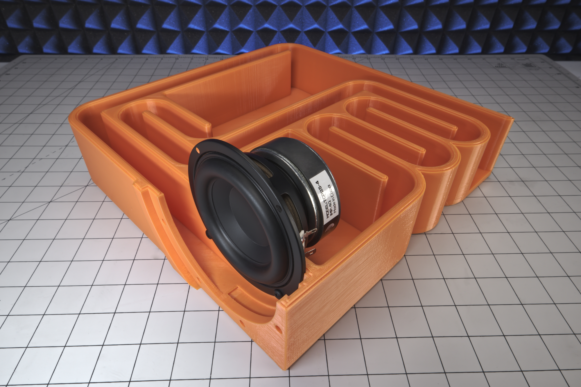 HexiBox Series:  Dayton TCP115-4 7th Order Bandpass Subwoofer 3D model thumbnail