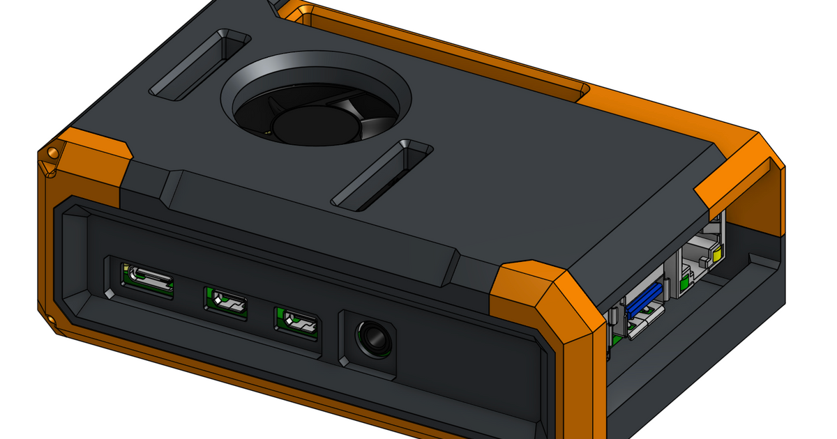 Modular Raspberry Pi 4 Case by UranusAstra | Download free STL model ...