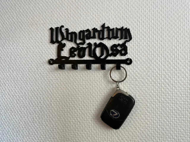 Wall key hanger Harry Potter Wingardium Leviosa