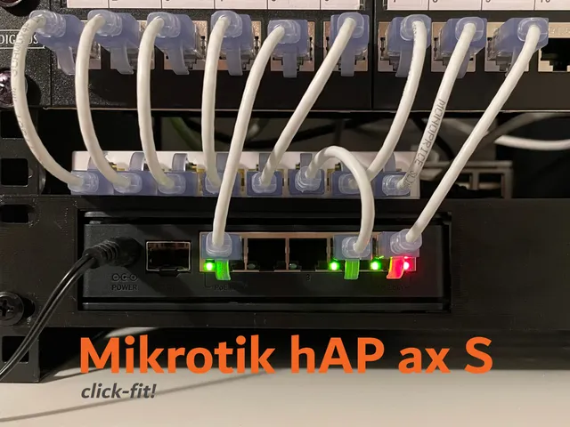 Mikrotik hAP ax S 10″ inch rack mount