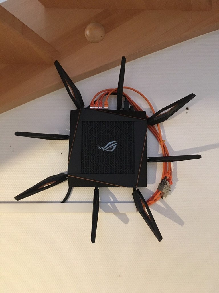ASUS Router Wall Mount GT-AX11000 RT-AC5300 Template