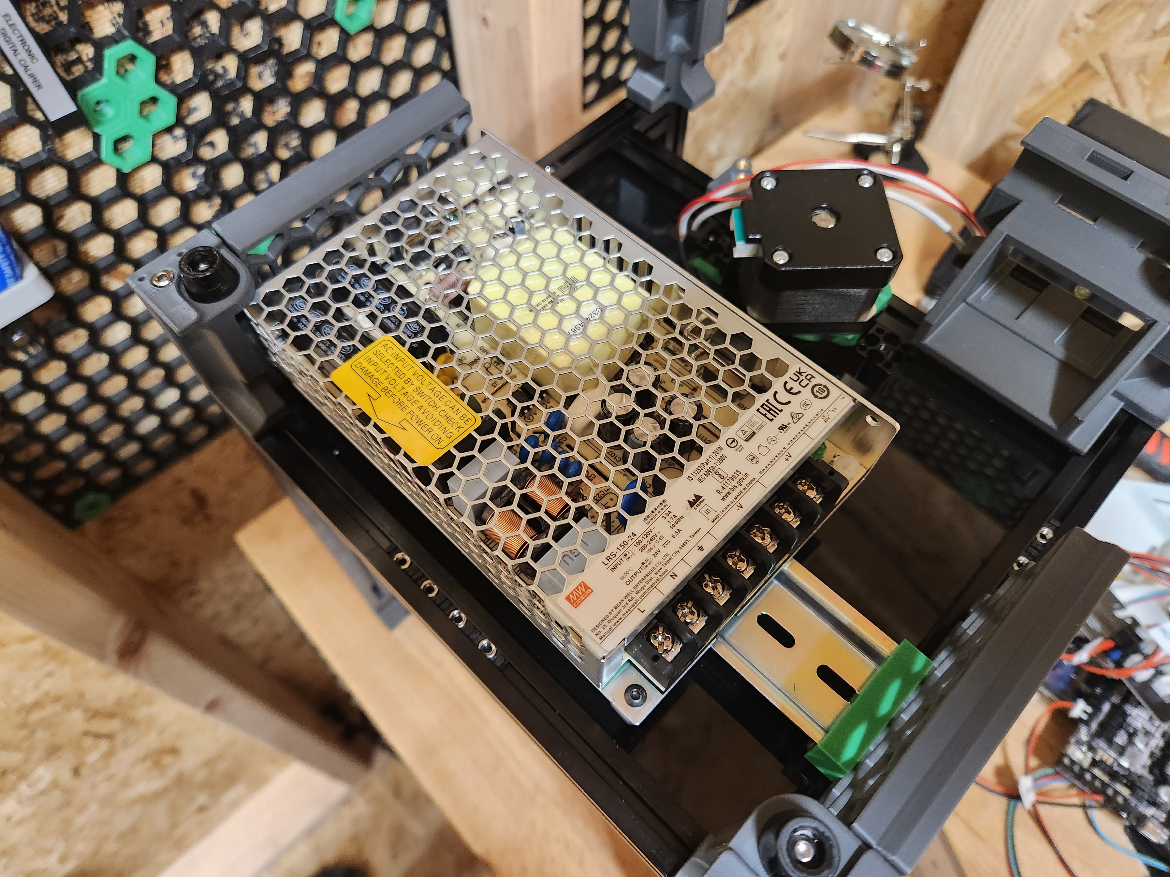 Voron 0.2 / 0.1 PSU DIN Mounting System