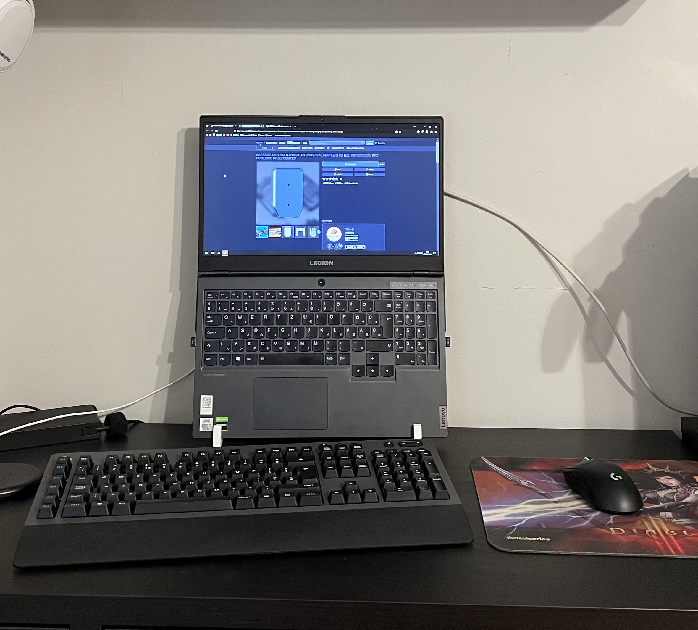 Lenovo legion 5 vertical stand by pittyesputty download free stl
